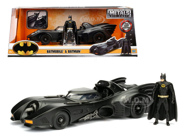 Batman Batmobile 1989 with Diecast Batman Figure
